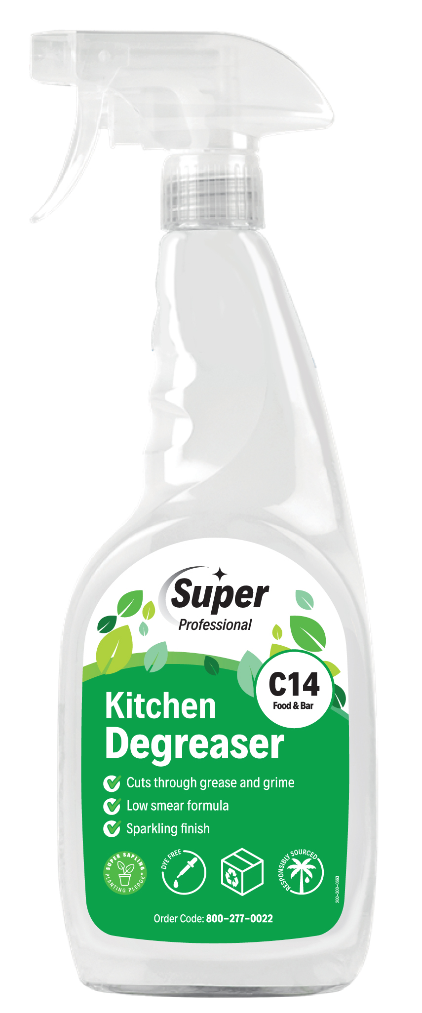 PROFESSIONAL 750ML KITCHEN DEGREASER X6